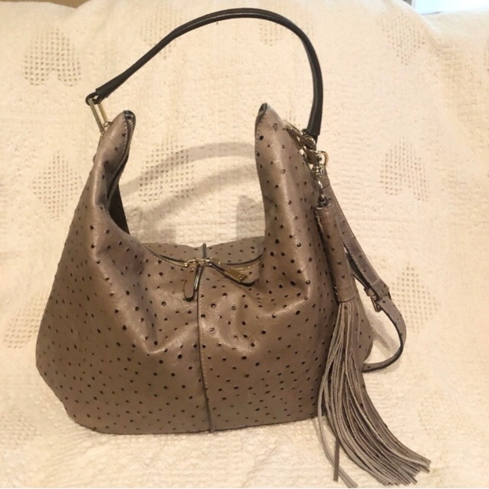 G.l.I.l. Milano Hobo Bag Taupe color 
Like New